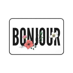 Desk Mat - Bonjour