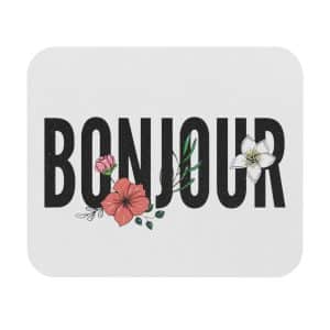 Mouse Pad (Rectangle) - Bonjour