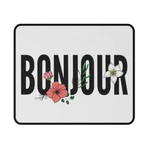 Non-Slip Gaming Mouse Pad - Bonjour